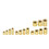 370PCS M2 M2.5 M3 M4 M5 Brass Heat Insert Nut Internal Thread Knurled Nuts 3D Printer Accessories 5