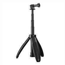 Tripé Dobrável para Bastão de Selfie com Comprimento Ajustável para GoPro13 para  para Osmo Action 5/4/3 e Acessórios para Câmeras de Ação