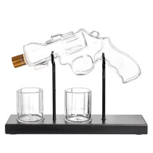 Glass Decanter Whiskey Glass Set Wine Dispenser Bar Drinking Container Glass Bottle Exquisite Men'S Gifts