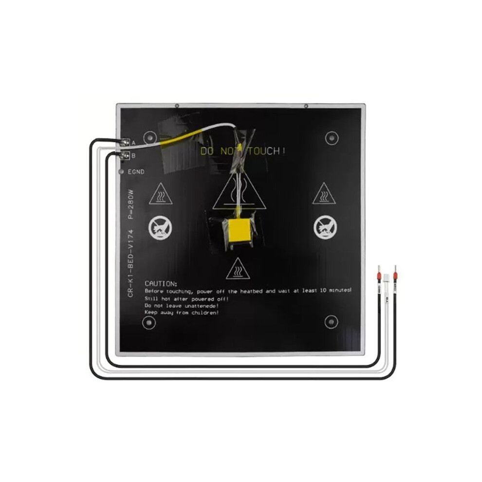 For K1 Hotbed Plate 24V 280W 235X235mm For K1 3D Printer Replacement Part Heat Distribution 4712478005161