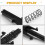 Transmission Shift Release Cover Button 84650-C5000 for  Sorento 2016-2018 Gear Shift Release Cover Button 84650C5000 2
