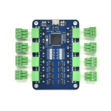 Type-C USB to 8-Channel RS485 Serial Converter CH348 Chip for Independent Channel Short Circuit Protection