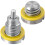 2Set Lower Unit Drain Plug for Mercury  Outboard Engine Gear Case O/Bs with Magnetic and Non-Magnetic Screw 5