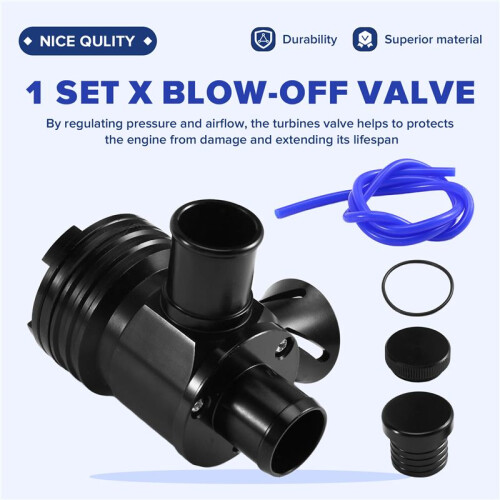 Turbo Engine Blow Valve BOVT0011 for  A3 A4 A6 TT     1.8T Engine Upgrade Component Black 1