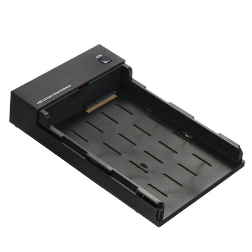 Gabinete USB 3.0  HDD de 2,5 Polegadas e 3,5 Polegadas para SSD HDD Portátil com Suporte para UASP OTB One Touch Backup e Plugue para o Reino 2