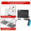 Wall Mount Holder for  Switch2 Switch1, Acrylic Wall Mount and 4 Joy Con Brackets Console Storage Bracket 7