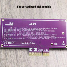 For SSD to PCIE Adapter Expansion Card, for 2013-2017 Air/Pro Hard Drive Adapter Card