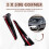 For   2022-2023 Car Front Bumper Side Corner Spoiler Splitter Guard Decor 7