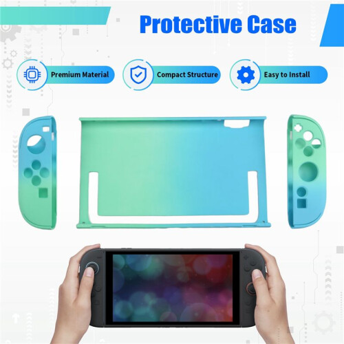 For  Switch2 Protective Case Put in Dock Split Type Protective Shell Shockproof Design Cover for Switch2 A 1