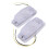 2pcs White Retro Front  Lamp Grill LED Light for  Truck Lorry Front Double Burner Style Indicator Light 5