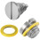 2Set Lower Unit Drain Plug for Mercury  Outboard Engine Gear Case O/Bs with Magnetic and Non-Magnetic Screw 3