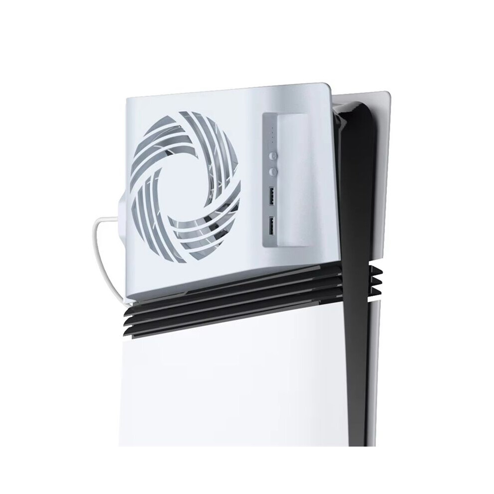 For Ps5 Pro Console Rgb Temperature Sensing Side-Mounted Cooling Fan For 5 Pro Game Console Accessories 4712691443153