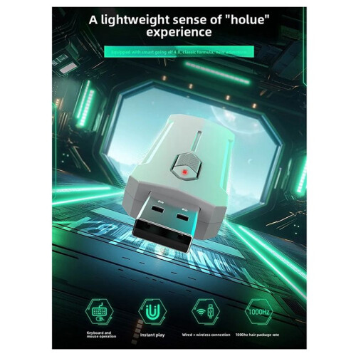 New X8Pro Max Keyboard and Mouse Converter High Sensitivity BT5.3 for Android for Harmony Mobile Phone Game Converter 1