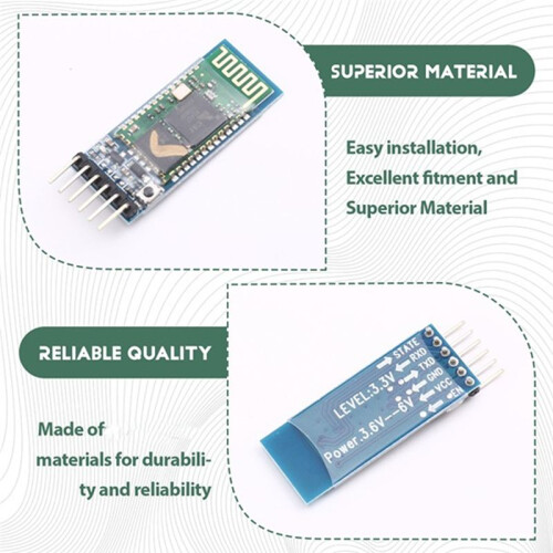 HC-05  Transceiver Module Master-Slave  Expansion Board Wireless RF Slave Module for  Projects