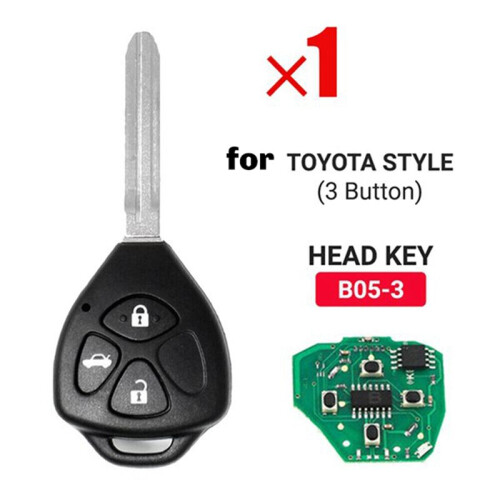 B05-3 KD Remote Control Car Key Universal 3 Button for  Style for KD900/KD-X2 KD /URG200 Programmer 2