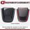 Steering Wheel Trim Panel Decorative Cover Steering Wheel Dashboard Sequins Modified Accessory for  XC40 2019 6