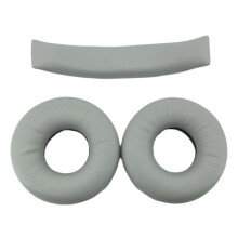 Replacement Leather Earpads & Headband Cover for WH-CH500 CH510 CH520 Comfortable Headphone Cushions Gray