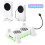Game Console Holder Cooling Fan 3Gear Adjustment Game Console Holder Cooling System with Color Light for  Series S B 3