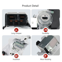 Ignition Lock Cylinder with 2 Keys for 2014 2015 Replacement 06351T2A971 06351-T2A-971 US1326