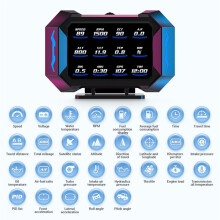Auto LCD Obd2 HUD Display Digital Car Speedometer Projector Off Road Slope Meter Inclinometro Water Temp Gauge