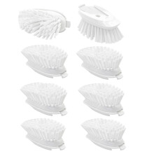 8 PCS Brush Refills for OXO Dish Brush Dish Brush Cleaning Soap Dispensing Replacement for Scrubber