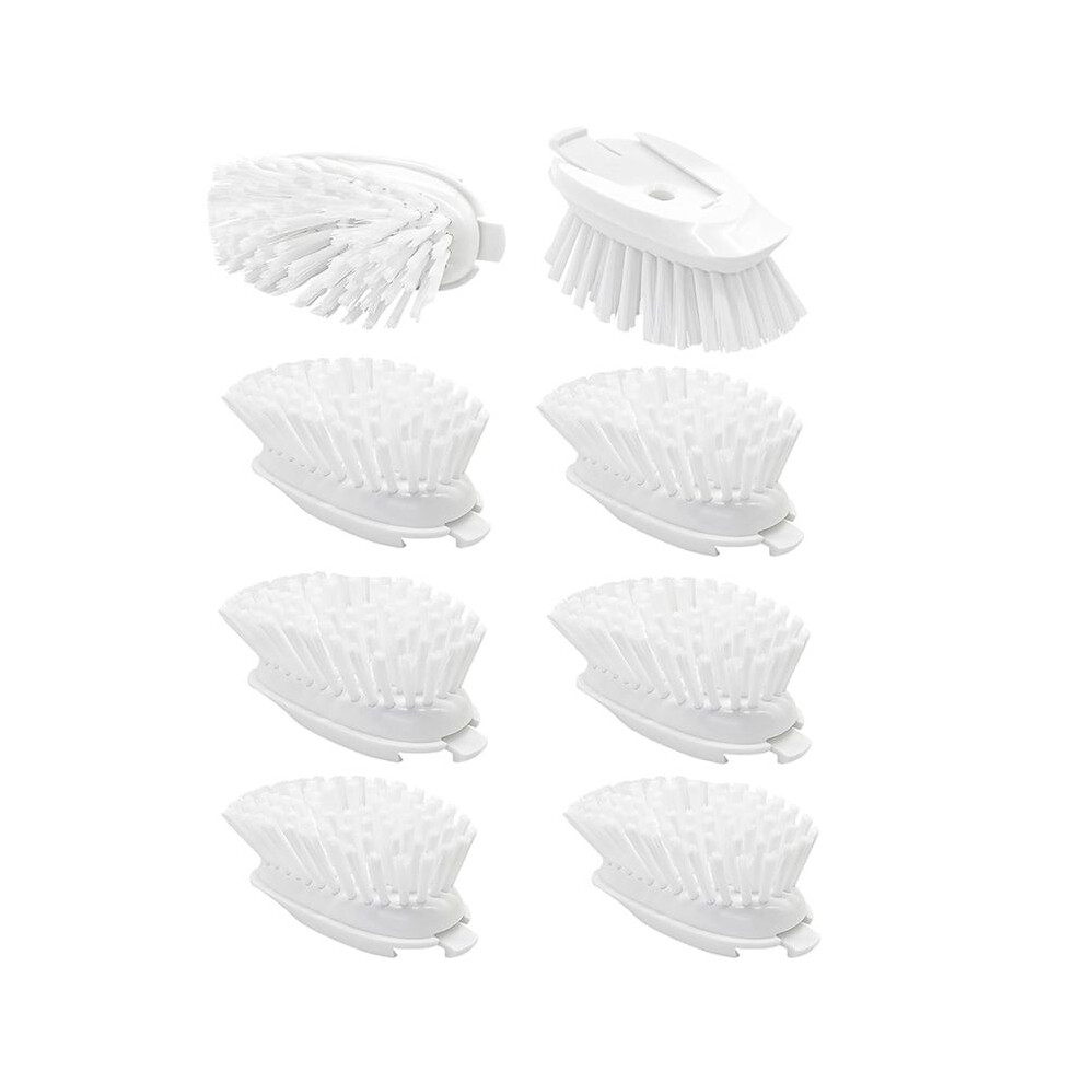 8 PCS Brush Refills for OXO Dish Brush Dish Brush Cleaning Soap Dispensing  Replacement for Scrubber