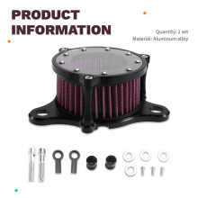 Motorcycle Air Filter Kit Air Cleaner Set for Sportster XL883 XL1200 Iron 883 48 72 1991-2021