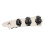 JB Bass Guitar Control Plate Wired Harness  Knobs for 4-String JB Bass Replacement Parts 4