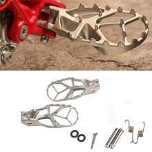 Motorcycle Foot Pegs Kit for Ex 17 -22/ Xxf 16 -22 Stainless Steel Pedal Accessories Dirt Bike Motocross