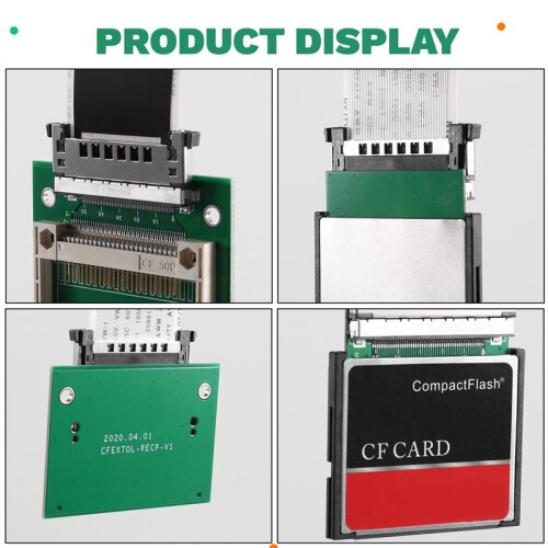 Flexible CF Card Extension Cable Adapter 50pin Interface Extension Cable Industrial Control Machine Tool 30cm 1
