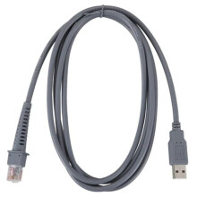 2M USB Cable USB-A Male to RJ45 Cable for Datalogic CAB4120 QD2130 QD2110 GPS4490 Barcode Scanner