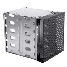 Rack Stainless Steel Hard Cage for Computer HDD Cage Hard Tray Rack with Fan Space