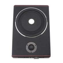 Car Bass Box Audio Underseat Active Amplified Subwoofer Bass Slim Amplifier Bass High Power Speaker 12V New