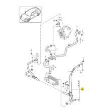 94810605173 Oil Radiator Water Pipe Cooling Hose for 92A Cayenne 2011-2018 970 2010-2016 94810605174