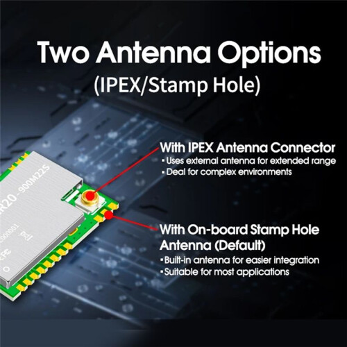DX-LR20 LLCC68 Chip Development Support Air Wake- 8km 22dBm UART LoRa Spread Spectrum Technology LoRa RF Module,B 2