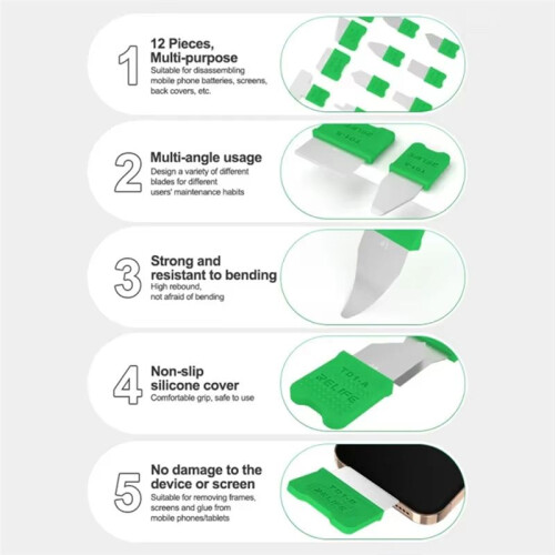 RELIFE TD1 PRO Mobile Phone LCD Screen Pry Spudger Opening Tools for Tablet Smartphone Disassembly Repair Tools 1