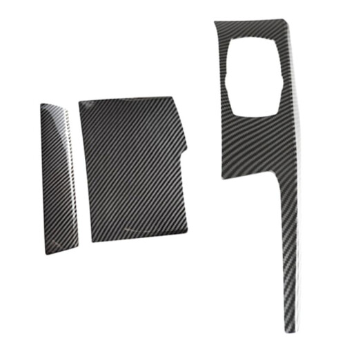 1Set Center Console Multimedia Panel Frame Trim for  5 Series G30 2018-2022 Central Control Shift Gear Panel Cover 1