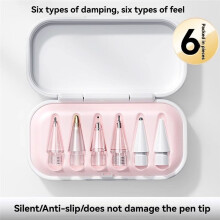 For  Pencil Pro Tips 6-Pack Wear-Resistant Metal Tips with Storage Case for  Pencil for 1st/2nd Gen