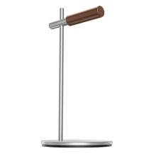 Desktop Aluminium Alloy Headset Stand Holder Headphone Rack Mount Hanger Wired Earphone Gamer Hanger Silver