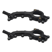 2PCS 5184653AD Thermostat Housing Water Outlet for 300 2014-2017 5184653AE 5184653AF 5184653 Car Accessories