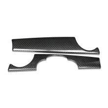 Real Carbon Fiber Car Central Control Instrument Panel Decorative Cover Trim Sticker for R55 R56 2007-2013 LHD