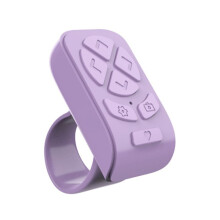 Anillo de Control Remoto Inalámbrico con Punta de Dedo, Anillo Giratorio para Pasar Páginas, para Teléfonos, Tabletas, Cámaras C