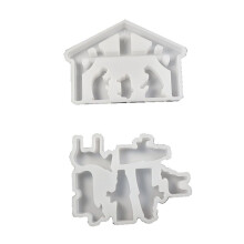 De Scène van de Geboorte van Jezus DIY Mal Kerstdecoratie Huisinrichting