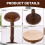Vintage Holz Huthalter Perueckenhalter Stand 6