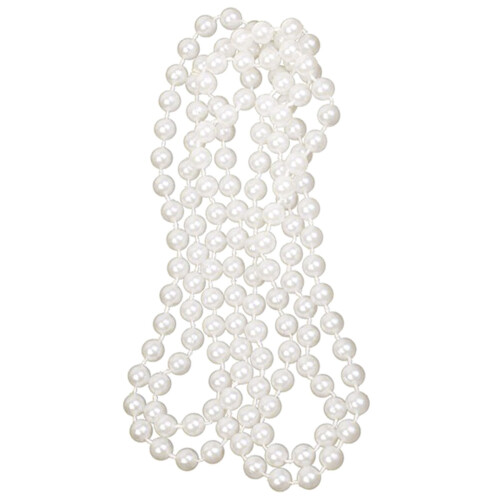 Lunga collana di perle artificiali Accessori per gioielli  per ragazza Flapper Suit 1920s