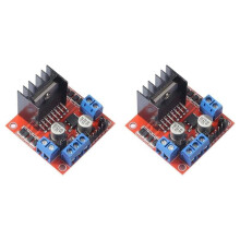 2Pack L298N Motor Drive Controller Board Module Dual H Bridge Stepper for Ar-Duino Electric Projects Car Robot
