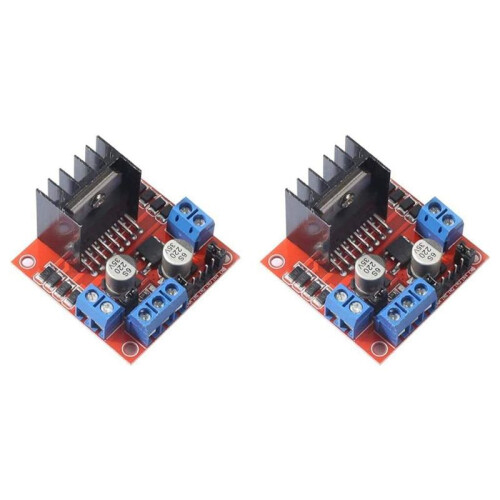 2Pack L298N Motor Drive Controller Board Module Dual H Bridge  Stepper for Ar-Duino Electric Projects  Car Robot