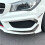 För   CLA Class C117 AMG  2013-2015 Front Bumper Lip Splitter Spoiler Diffuser Cover Trim Kolfiber 2