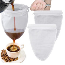 Ultra Fine Mesh Strainer Bag with Zipper,Strainers Fine Mesh with Reinforced Frame and Sturdy Handle,Nut Milk Bags S