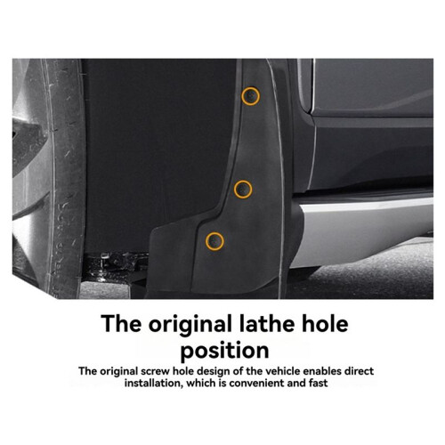 4Pcs Car Mudguards Wheel Mud  with Screws for   V-Class V300L 2024- 1